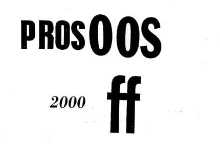 PROS00S 2000 ff, card by Gerhard Jaschke