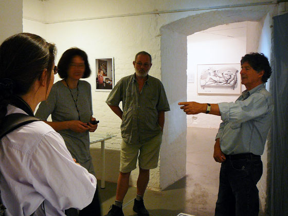 Linda Kaiser, Júlia Klaniczay, György Galántai, and Francesco Masnata, Artpool P60, Budapest, 2008.