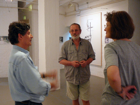 Francesco Masnata, György Galántai, and Júlia Klaniczay, Artpool P60, Budapest, 2008.