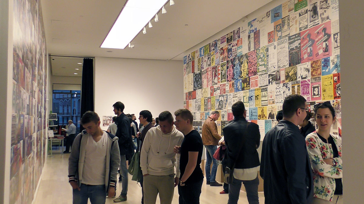 Artpool at ROCK/SPACE/TIME exhibition, Ludwig Museum, Budapest, 2016.