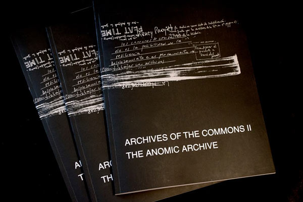Archivos del común II. El archivo anómico - nemzetközi szeminárium és konferencia kötete, Museo Nacional Centro de Arte, Reina Sofia, Madrid, Spanyolország, 2017.