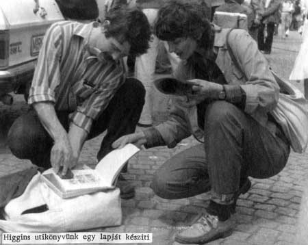 E. F. Higgins III. and Júlia Klaniczay in Kassel, Germany, 1982.