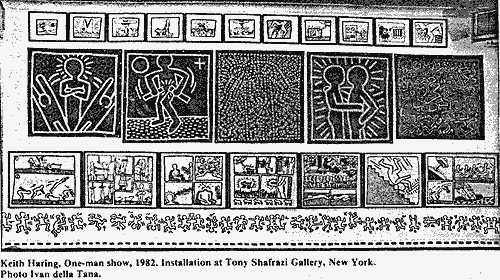 Keith Haring: One-man show, 1982.