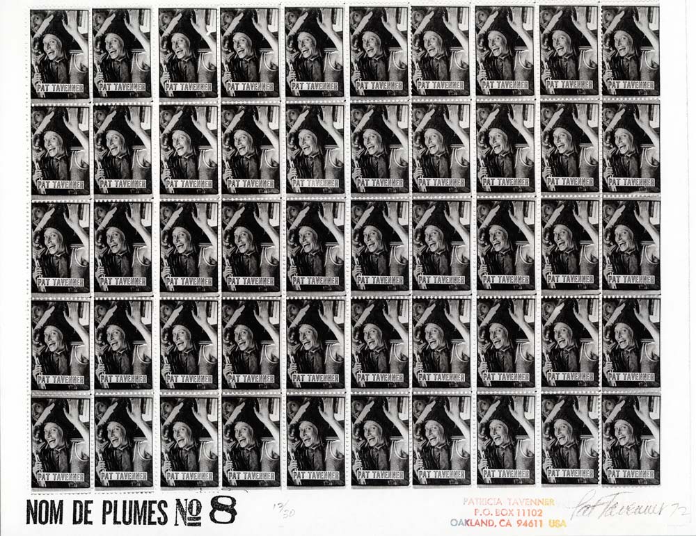 Nom De Plumes No 1-12, Artistamp by Patricia Tavenner