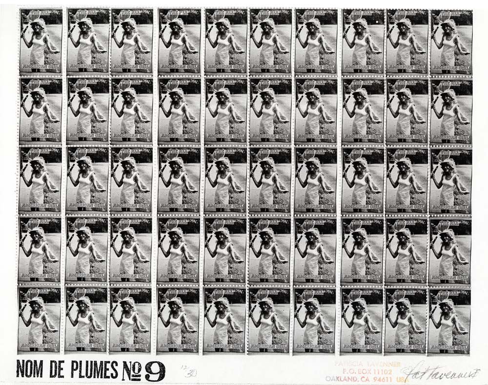 Nom De Plumes No 1-12, Artistamp by Patricia Tavenner