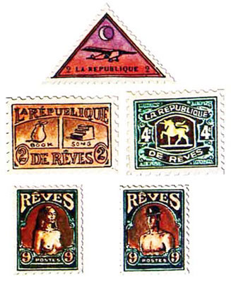 Artistamps by Jerry Crimmins