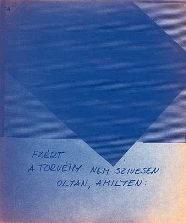 Erdély Miklós: Törvényszerűségek 1-15, 1976