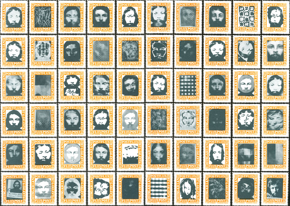 György Galántai: Postflux - Fluxpost, 1980.