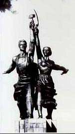 Vera Mukhina: Worker and Kolkhoznitza Woman / Vera Muhina: A Munkás és kolhozparasztnő, 1937.