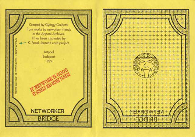 Cover of Networker Bridge by György Galántai, 1994.