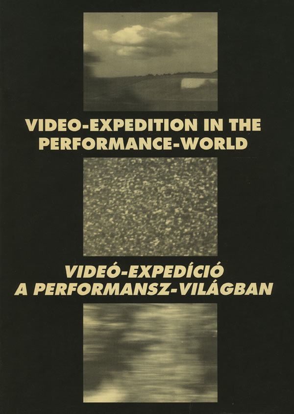 Cover of Video-Performance Catalog / A Videó-Performansz katalógus borítója