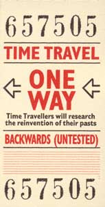 Keith BATES: One-way Time Travel ticket